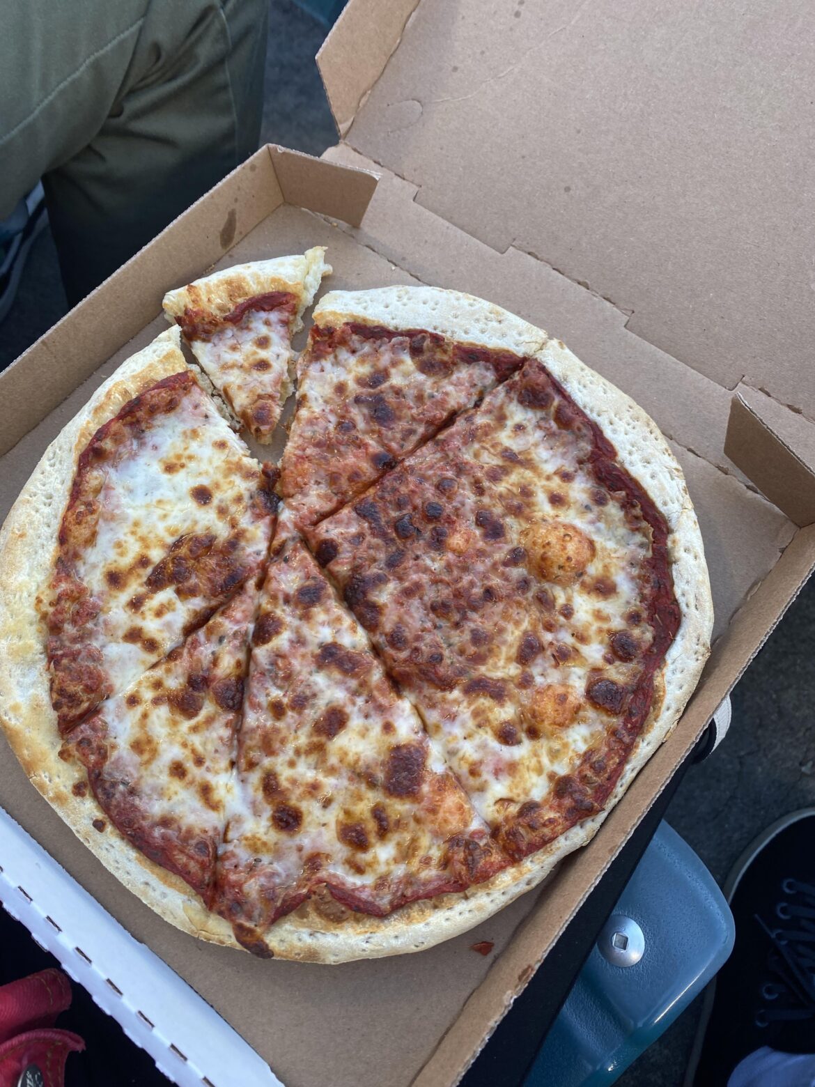 I’ll see your wife’s pizza jazz and raise you Angel Stadium’s 3-cut abomination