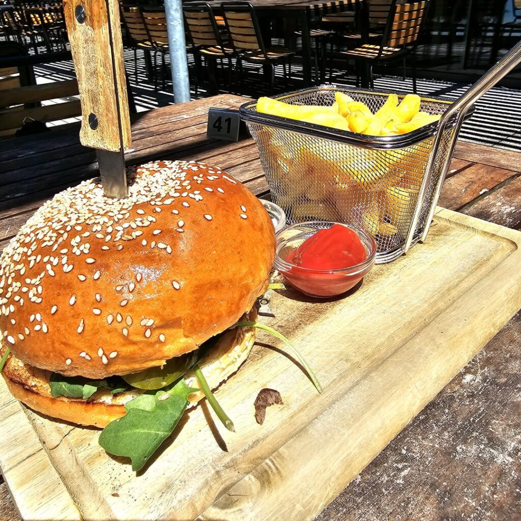 Burger in Markelfingen, Lake Constance, Germany