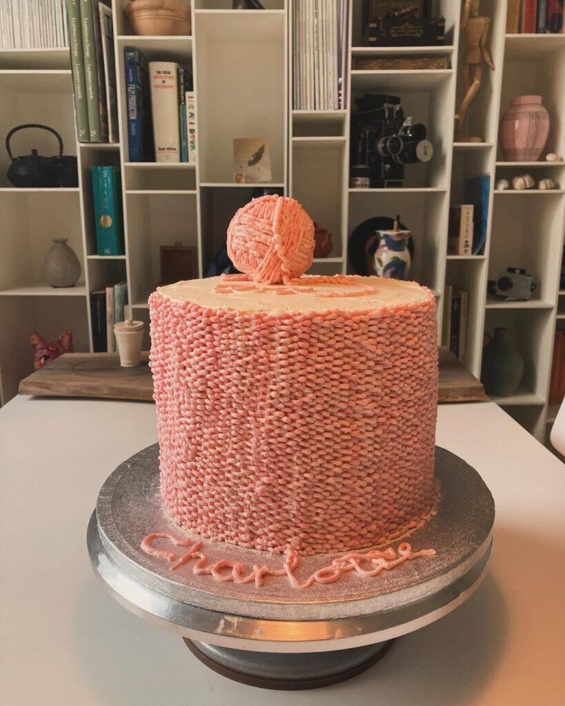 ‘Knitted’ Cake