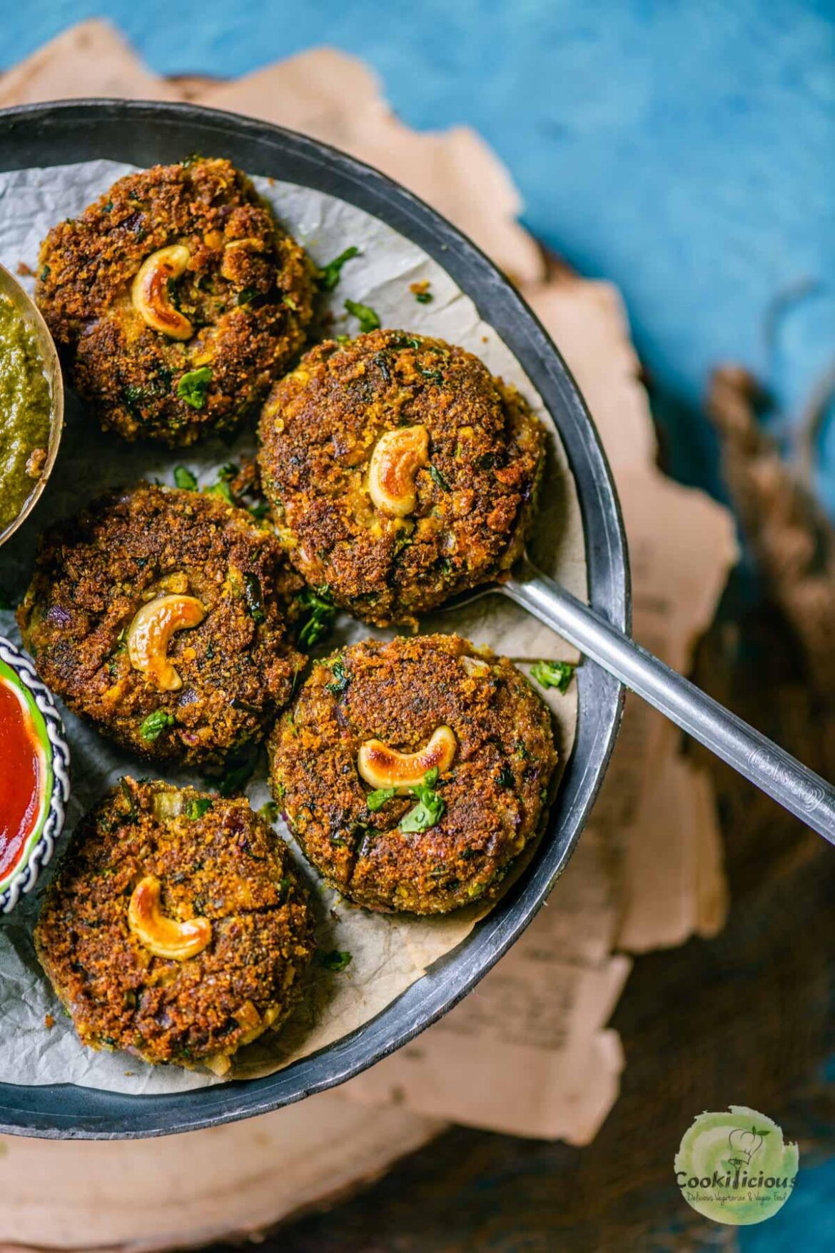 Chickpea Patty with Teff and TVP Granules