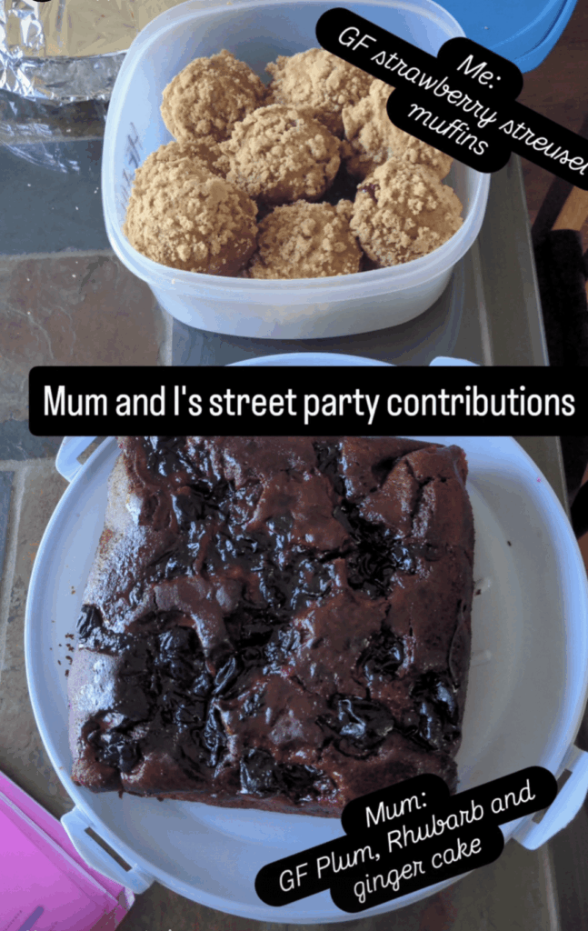 Trialling some new bakes on the neighbours