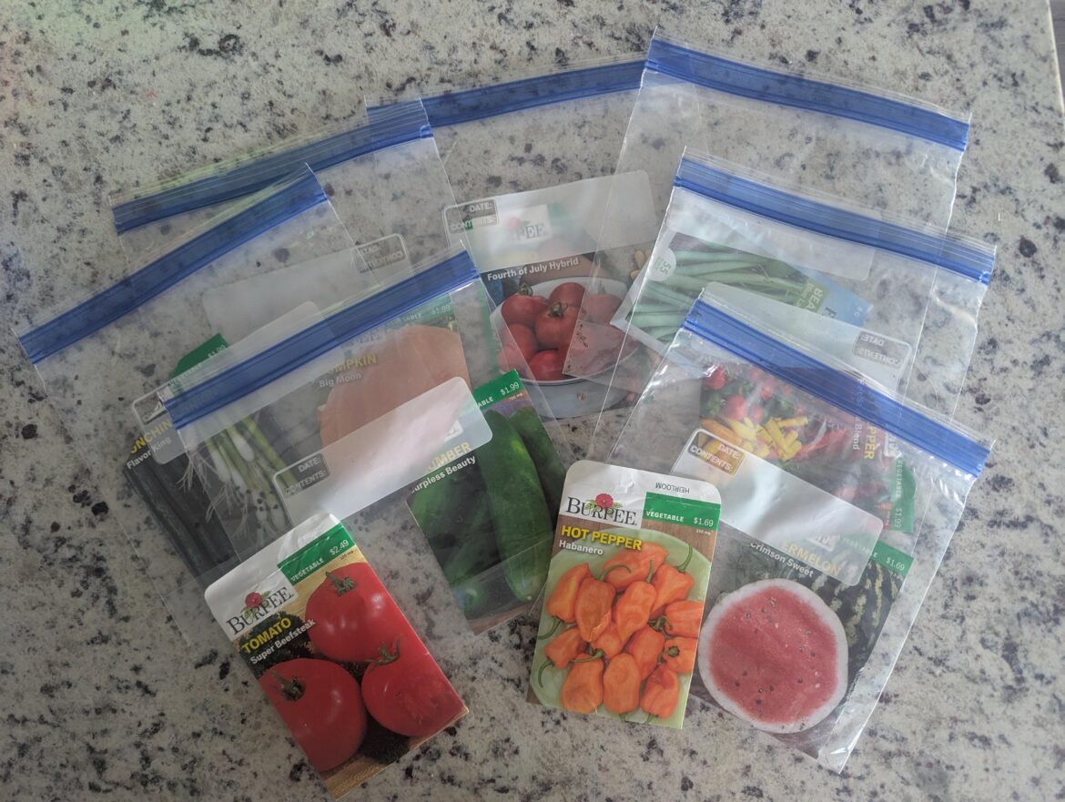 New gardener here. How do you stop yourself from buying seeds and garden stuff every time you go to the store?