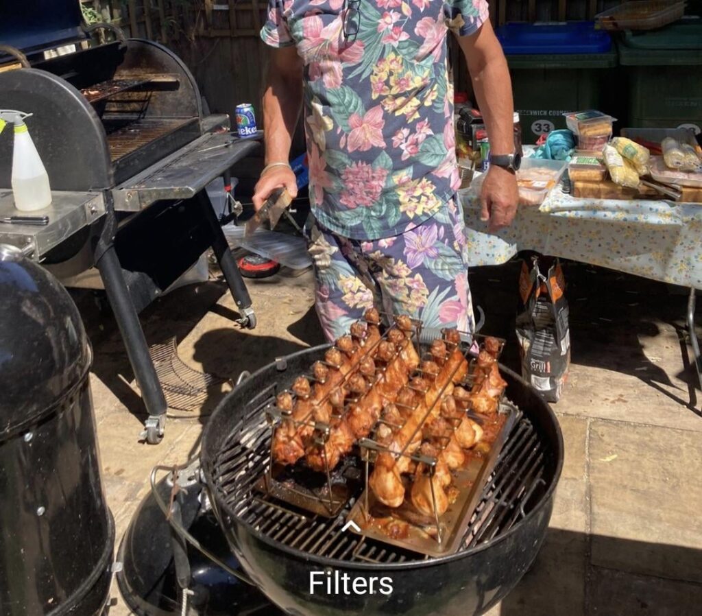 Chicken drummers on Weber 22"