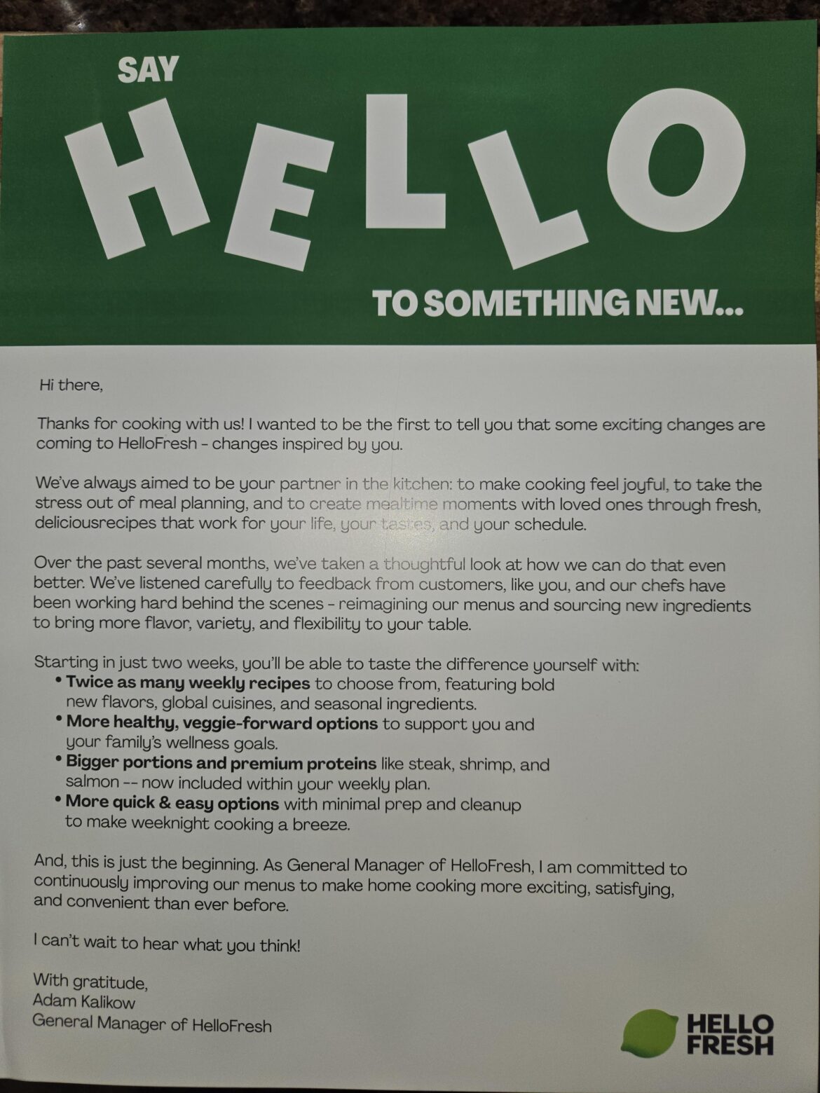 HELLO TO SOMETHING... more expensive?