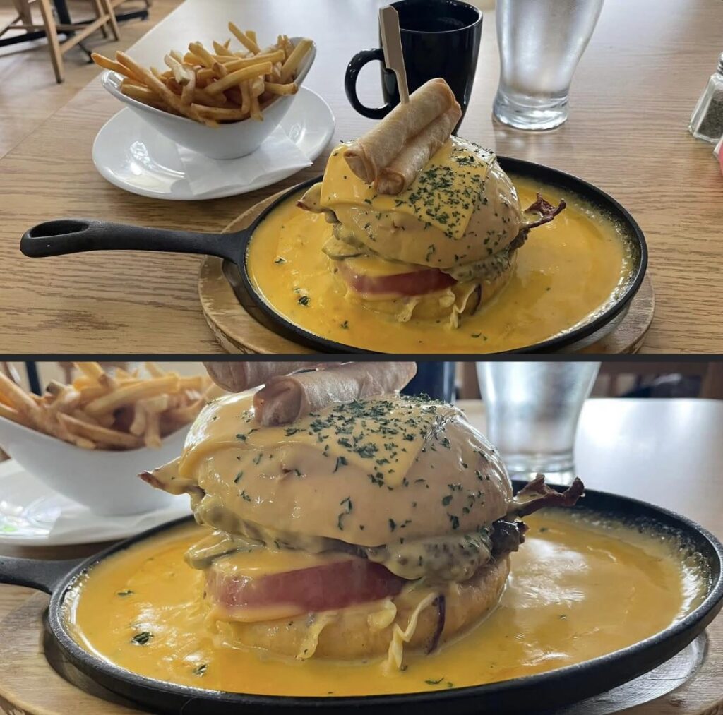 “Lava Cheeseburger”