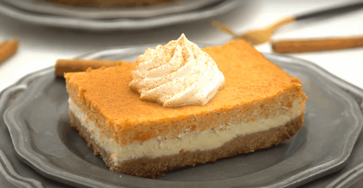 Sweet Potato Cheesecake Squares
