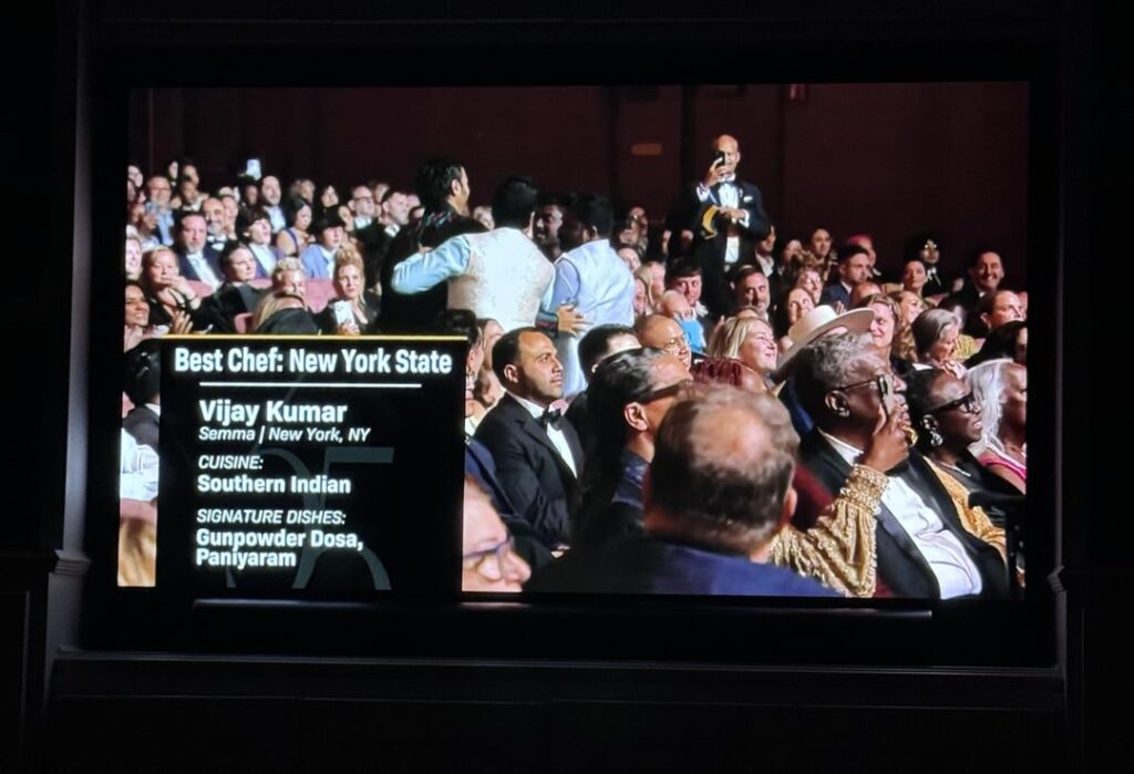 Semma just won the James Beard award !