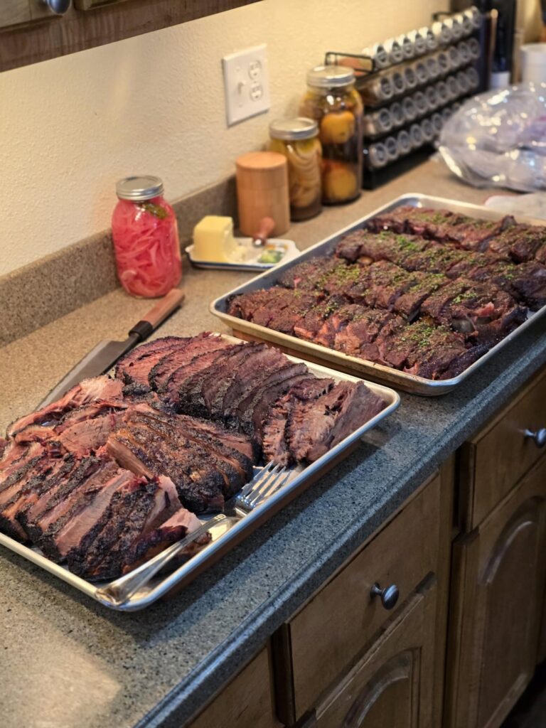 I was tasked to cook for over 30 of my in-laws
