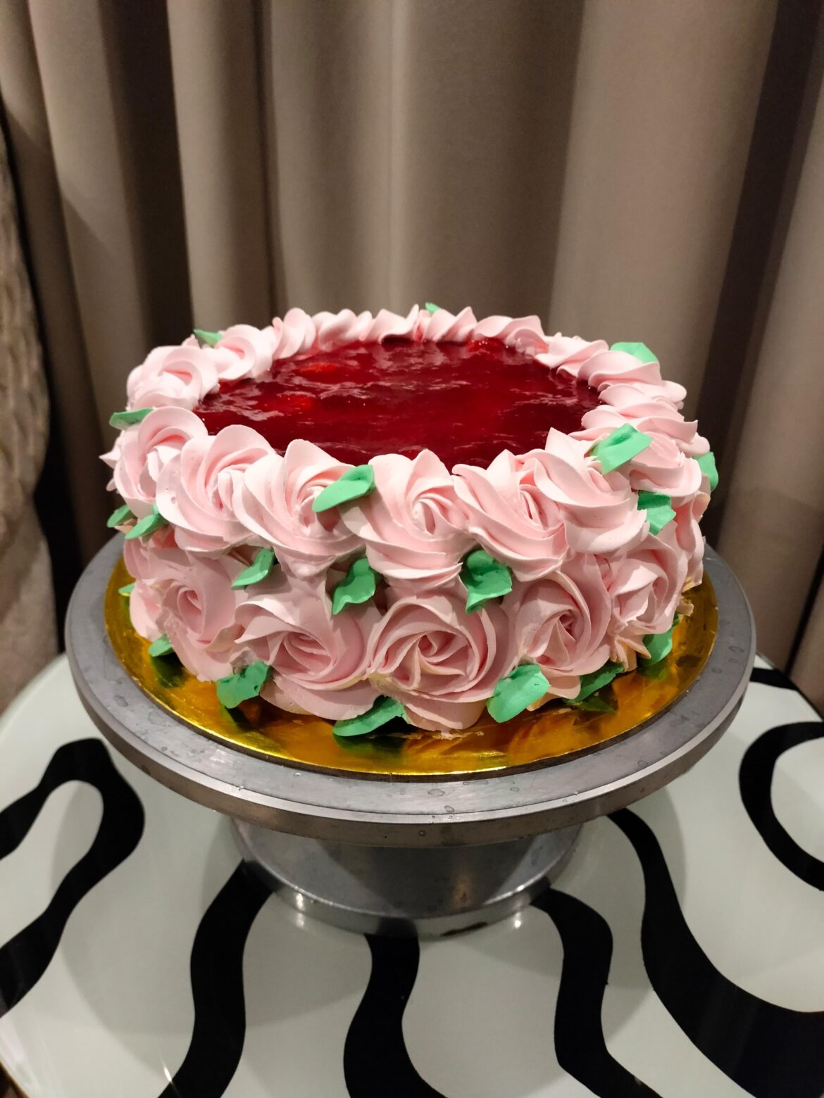My first ever rosette cake (made about 4 months ago)