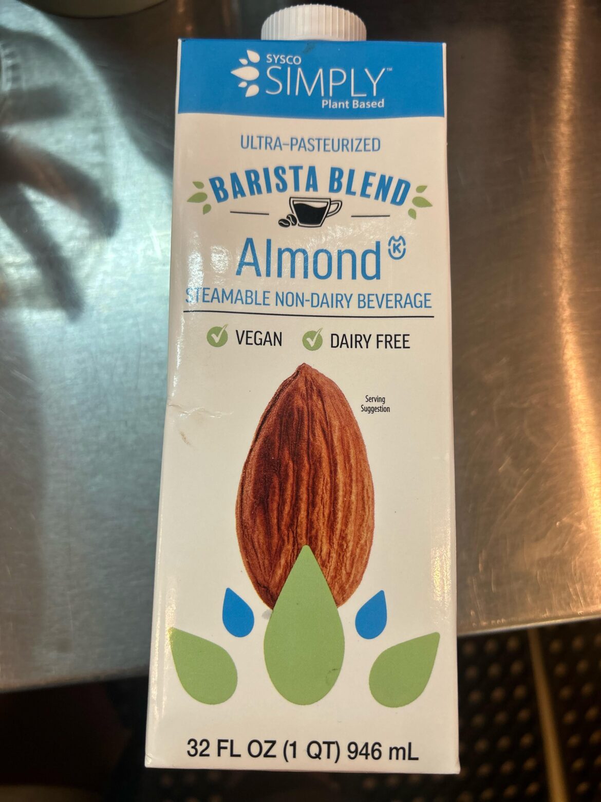 Anyone have quality control issues with Sysco’s almond milk?