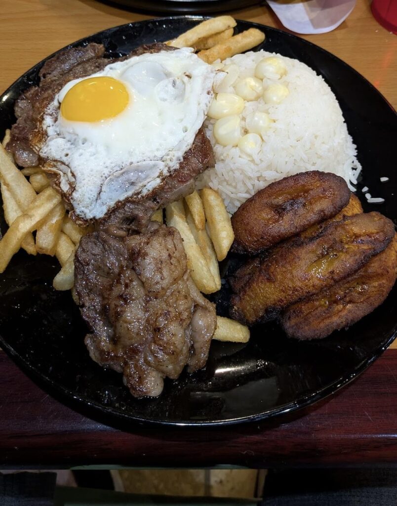 I’m about to order this steak dish at this Peruvian restaurant - how many calories?