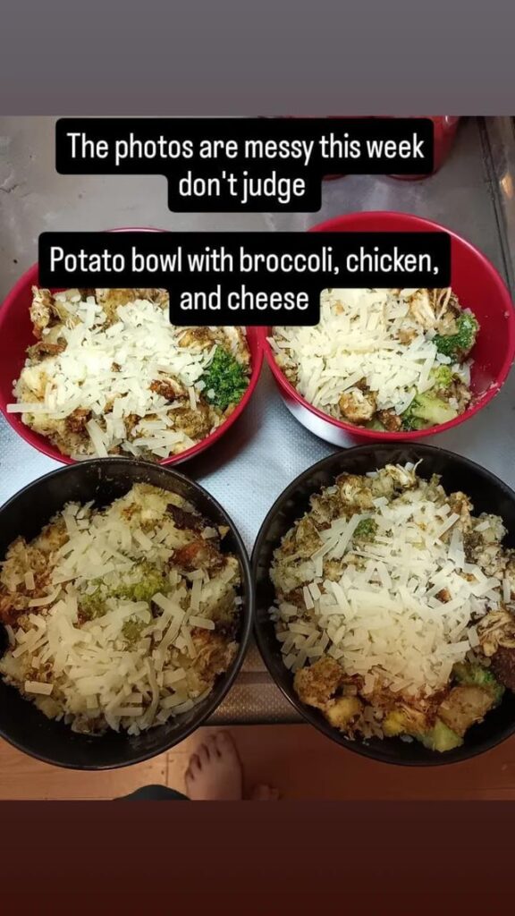 Last meal prep before vacation!