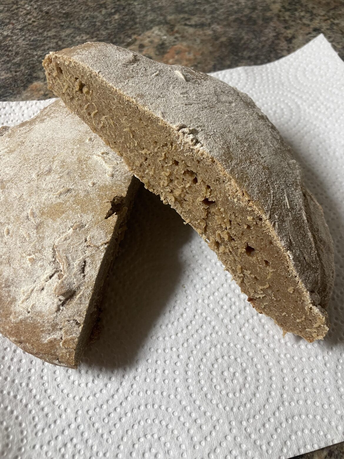 I tried making bread for the first time.