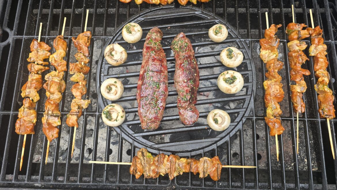 Grilling on the cottage