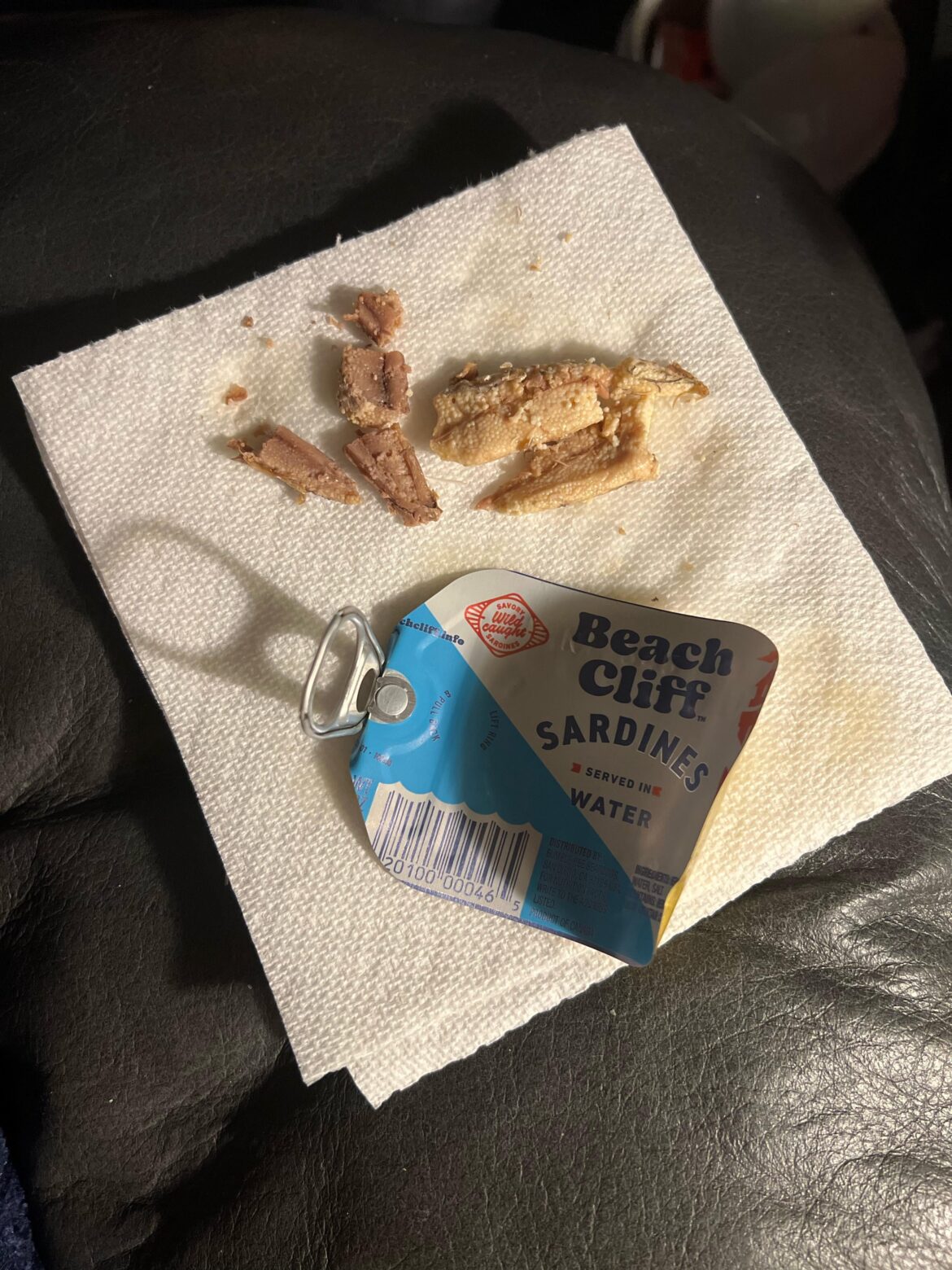 Ruh roe raggy I don’t like sardine roe :(