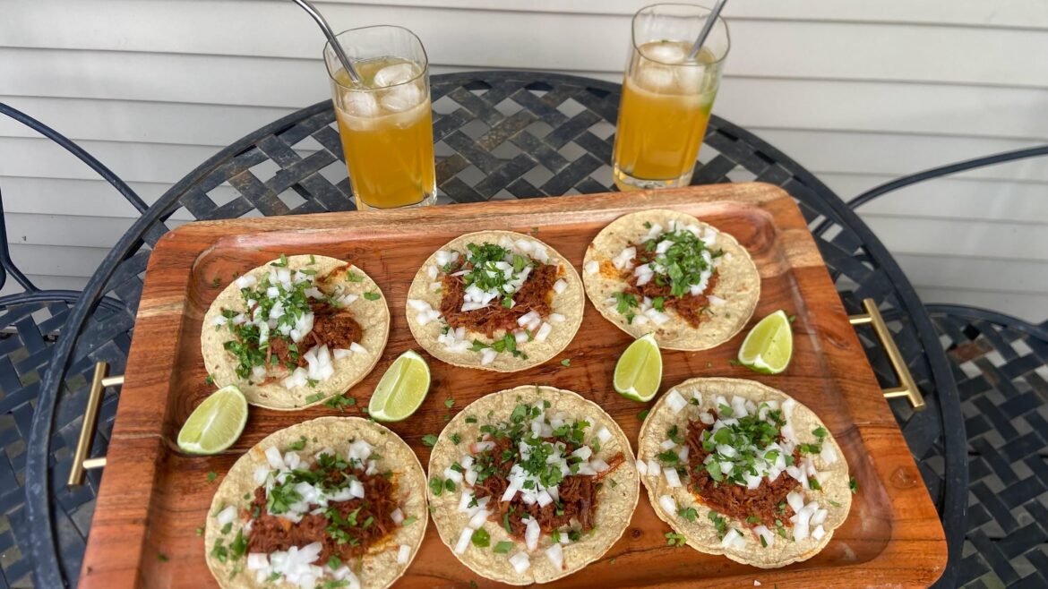 Some simple tacos on a hot day