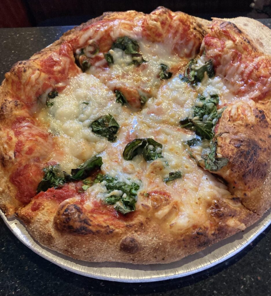 Vegan pizza at mellow mushroom. First time eating pizza out since going vegan four years ago. 🥲