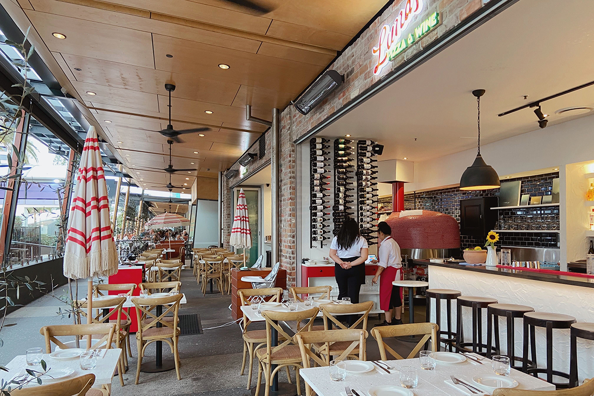 Luna’s Pizza & Wine, Broadbeach (Image: © 2023 Inside Gold Coast)