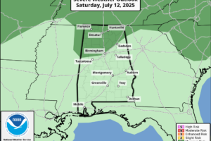 Hot & Humid; A Few Strong Storms Possible Up North