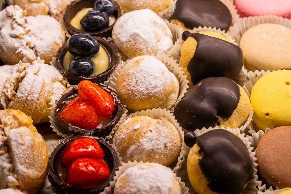 Assorted Pastries at Rosa Salva in Venice