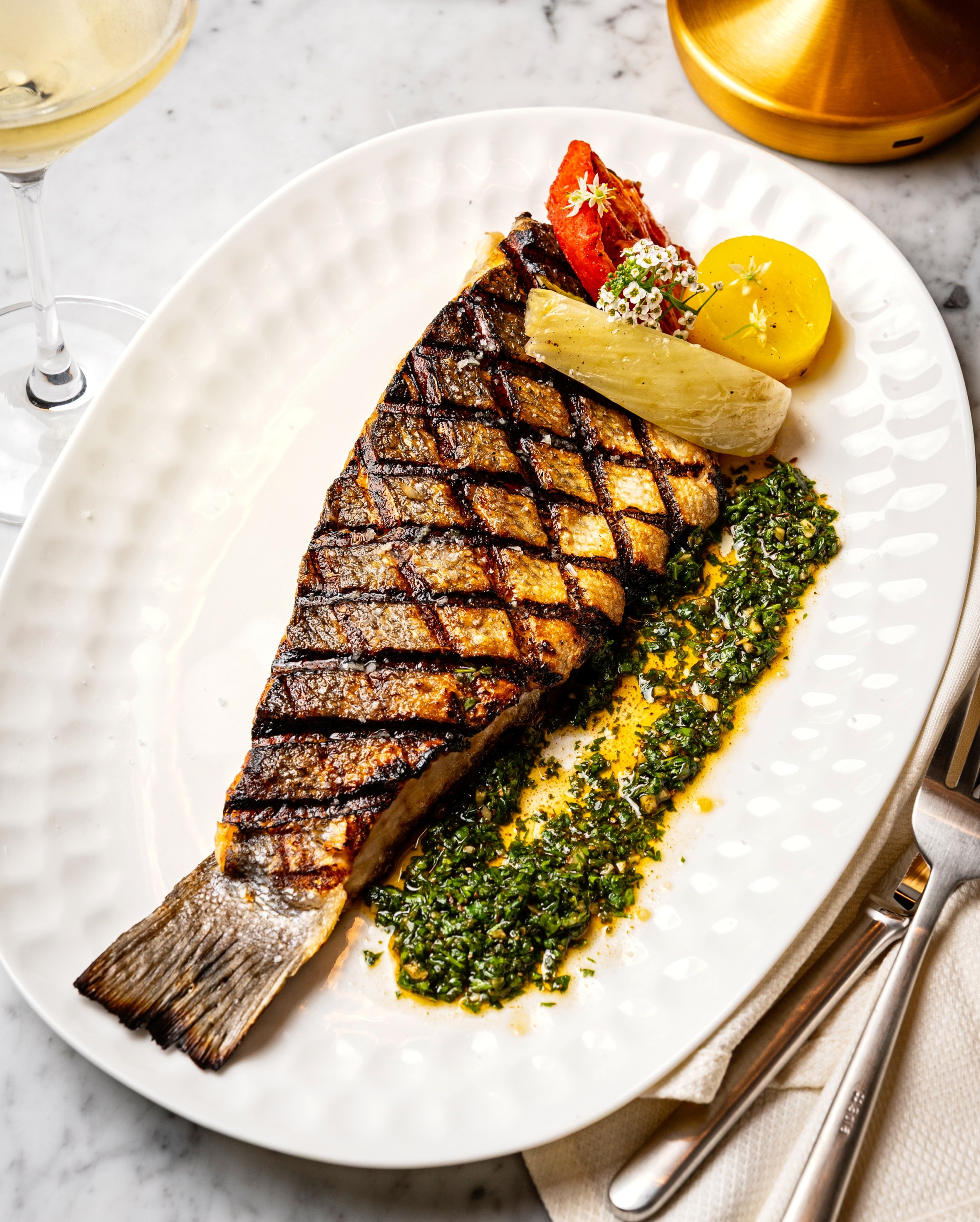 Mediterranean fish at Barbouzard.