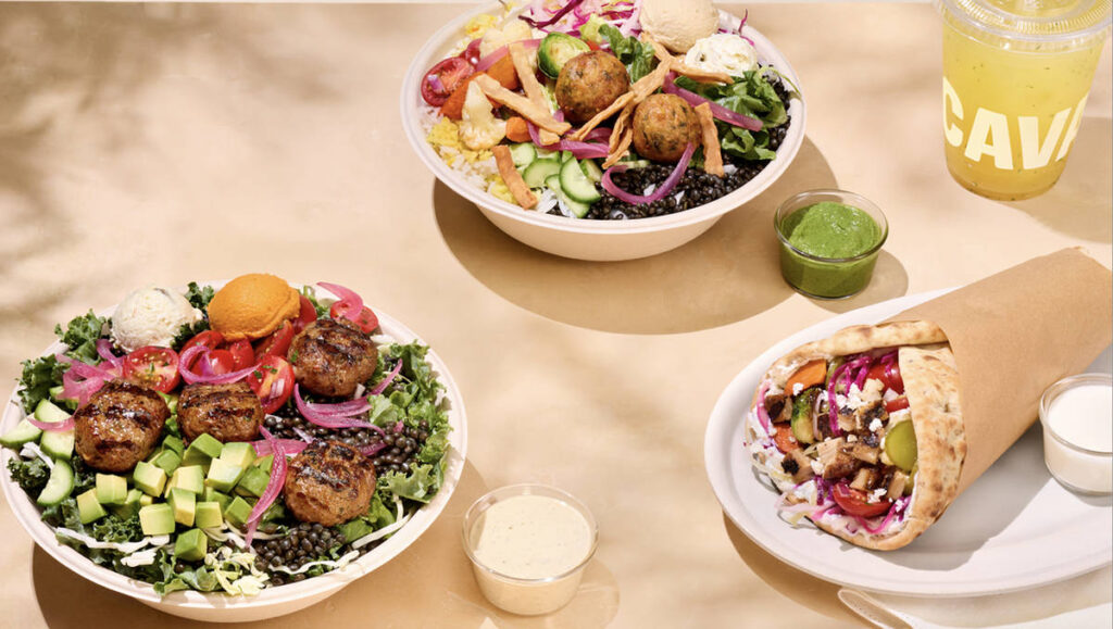 CAVA menu items