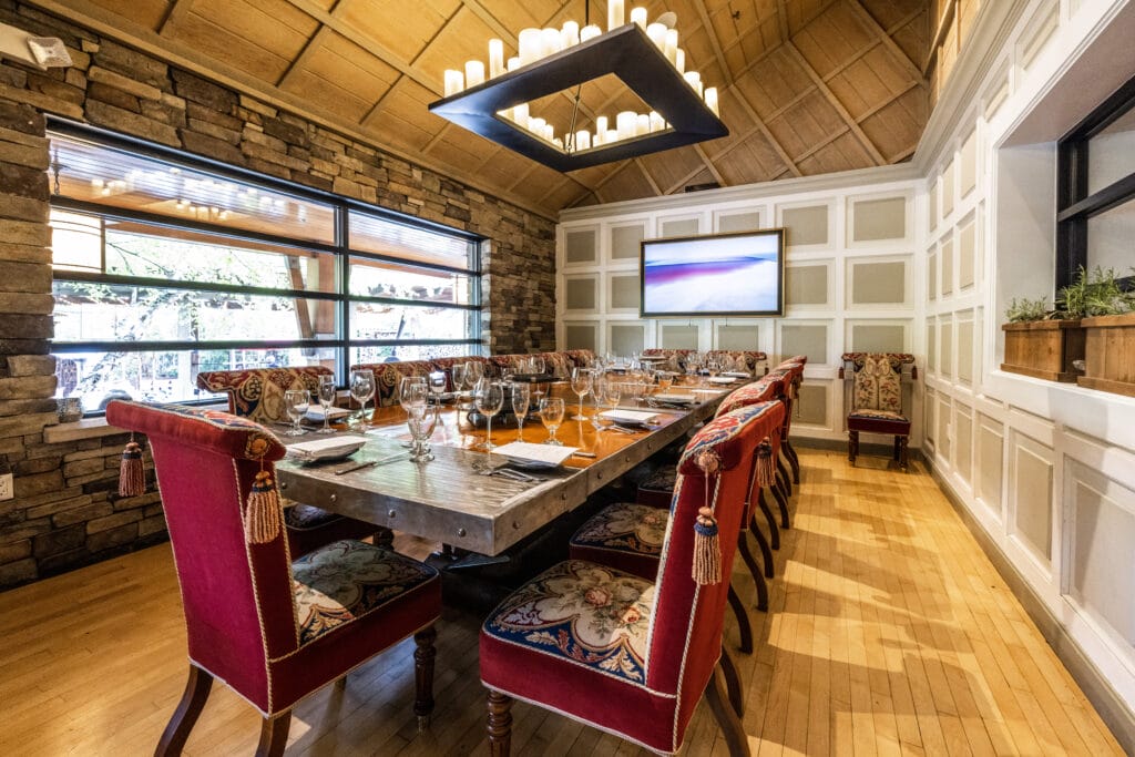The chef’s room at Stone House in Warren
