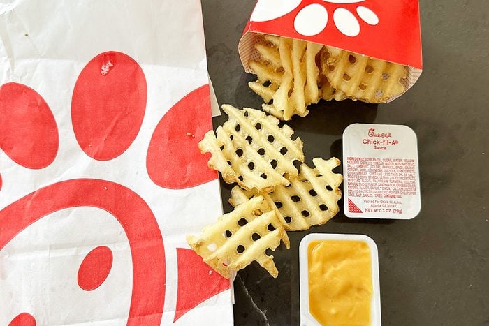Chick Fil A Sauce with Potato Chips