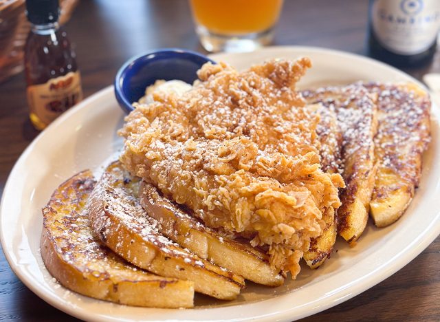Homestyle Chicken n’ French Toast at Cracker Barrel