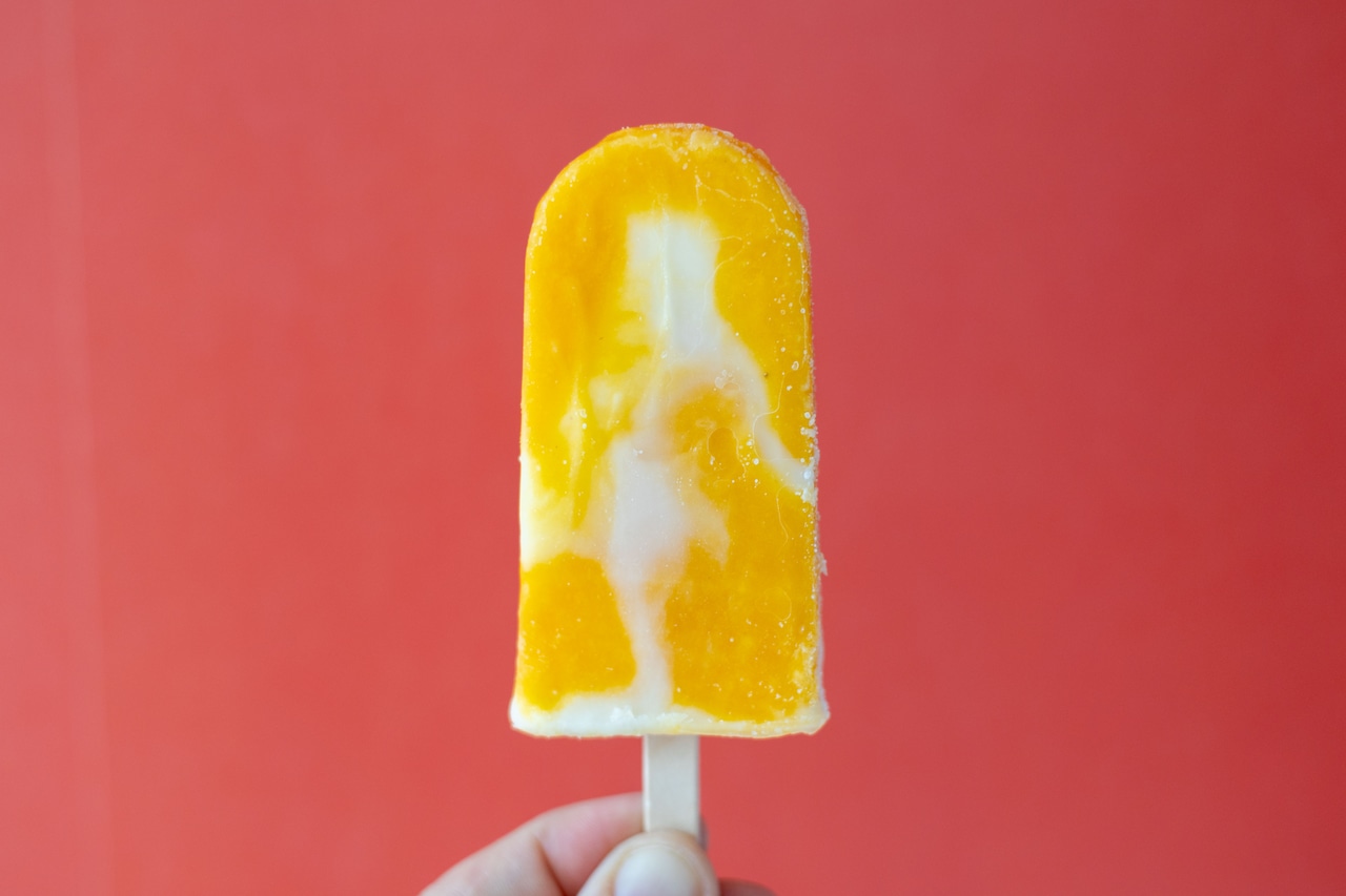 The Mango Lassi pop from Kulfi in Portland