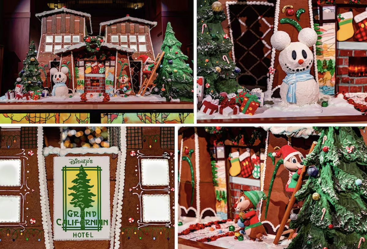 Disney Gingerbread Displays Grand Californian