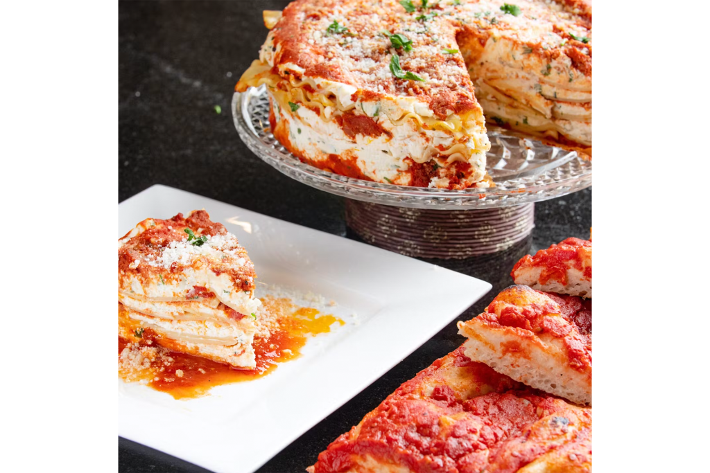 Ferrara Bakery Homemade Lasagna + Focaccia