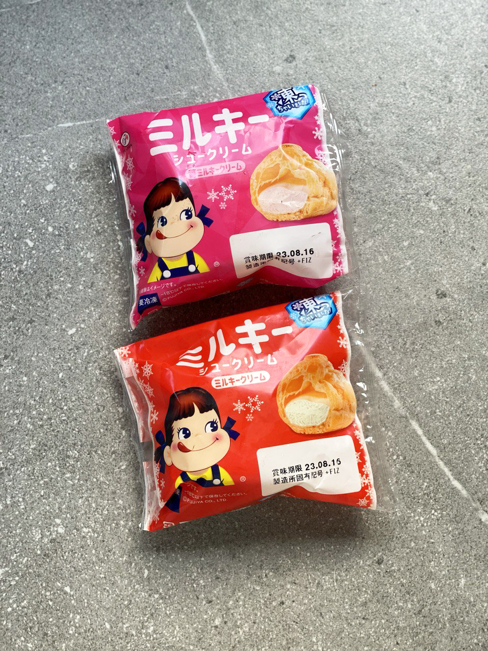 Milk is the main ingredient for this favorite sweet treat. Fujiya also makes cream puffs with ice cream filling, which is perfect for the Philippines’ tropical heat