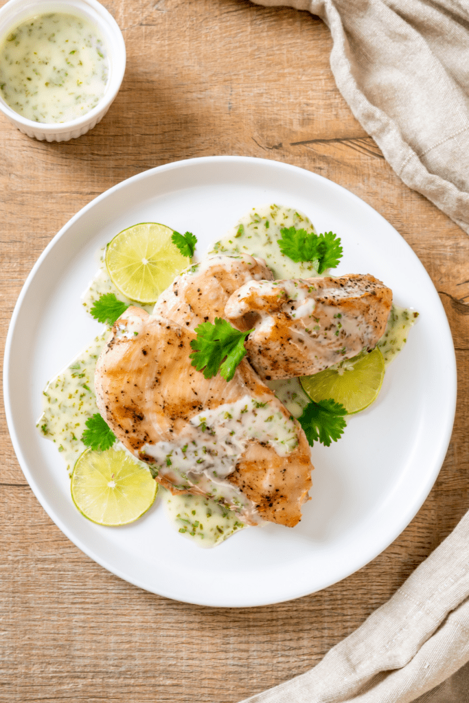 Applebee's Fiesta Lime Chicken on a White Plate