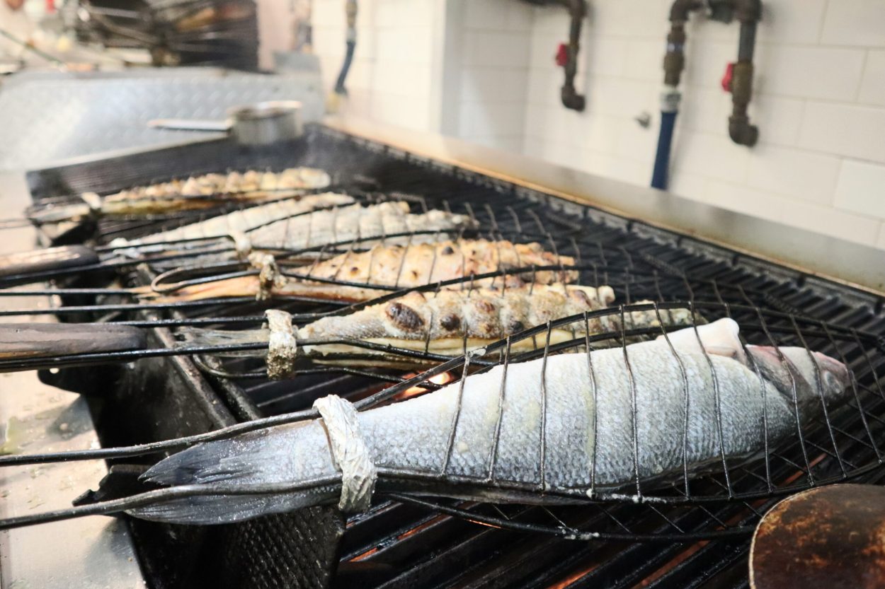 Grilled Fish Kyma Hudson Yards