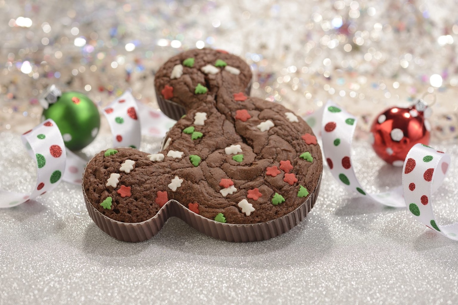 Holiday Mickey Brownie