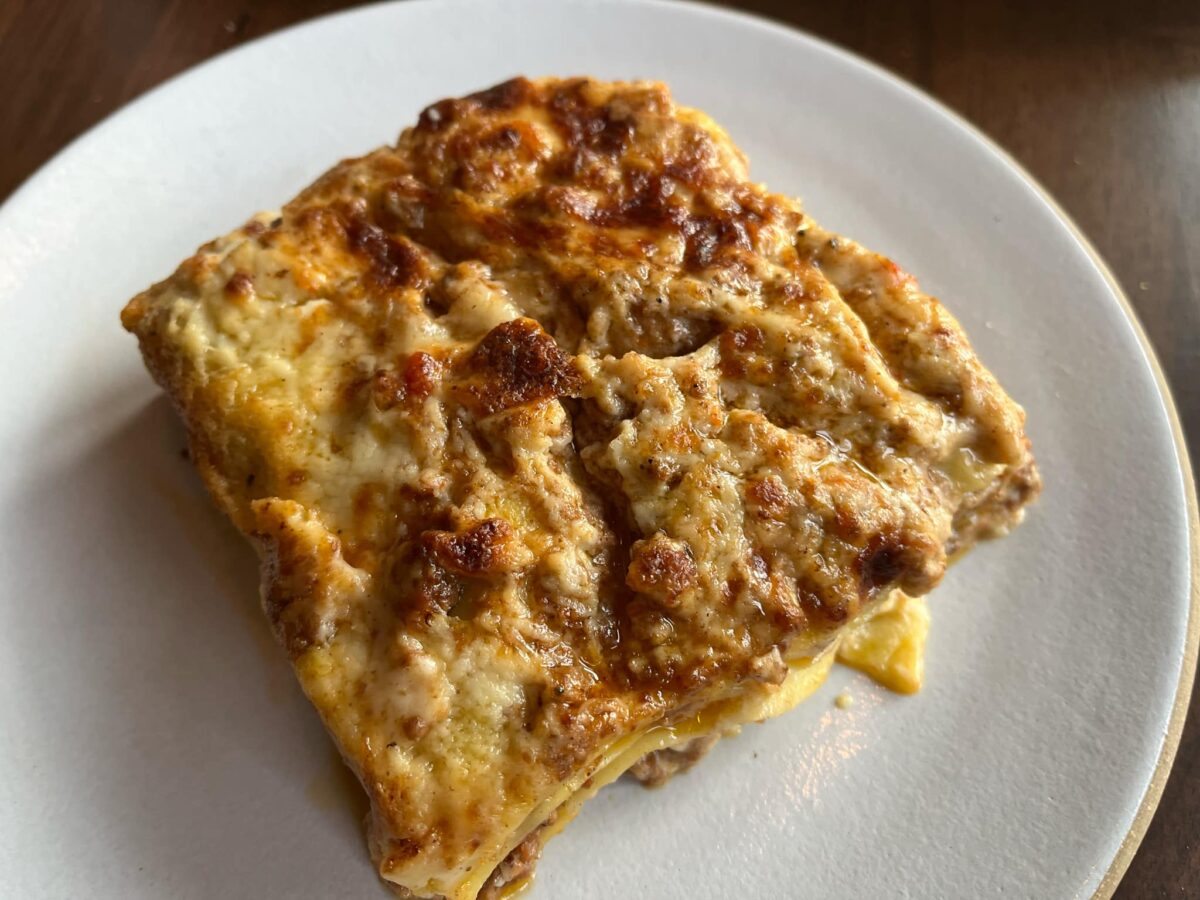 Homemade Lasagna Bolognese