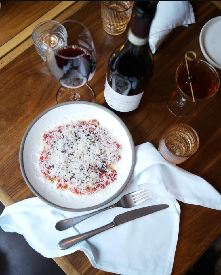 Buvette Daphnée offers guests a taste of Québec wines. Photo from Buvette Daphnée Instagram.