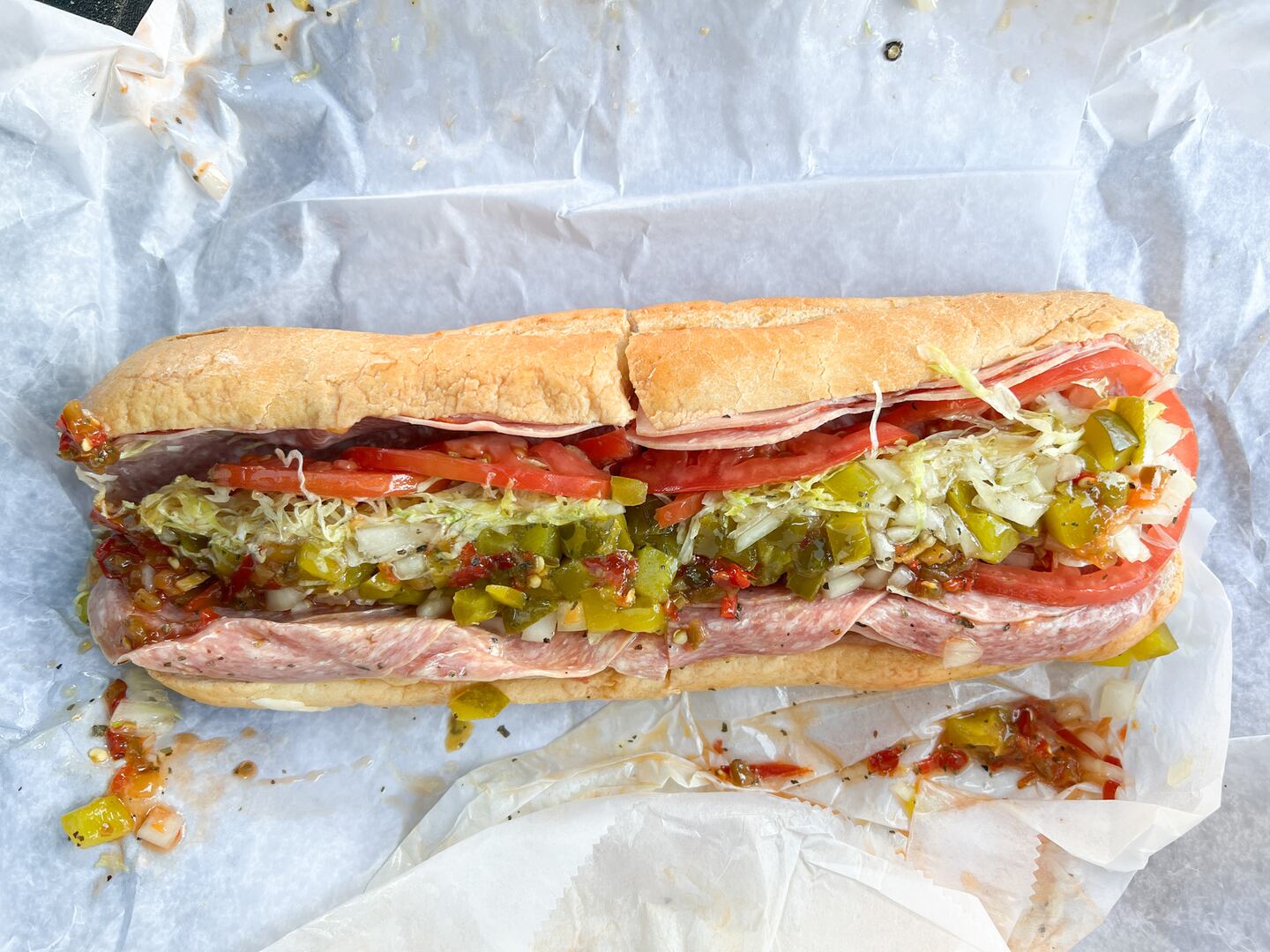 A classic Italian sub at New Deal Fruit in Revere.