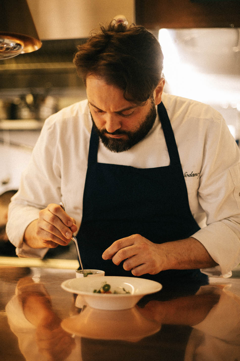 Impiattamento chef Salvatore Sodano 1