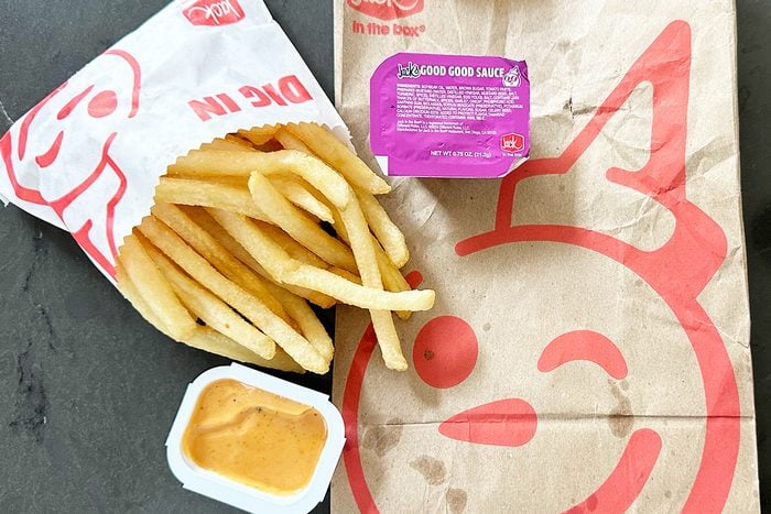 Jack In The Box Good Good Sauce with Potato Chips