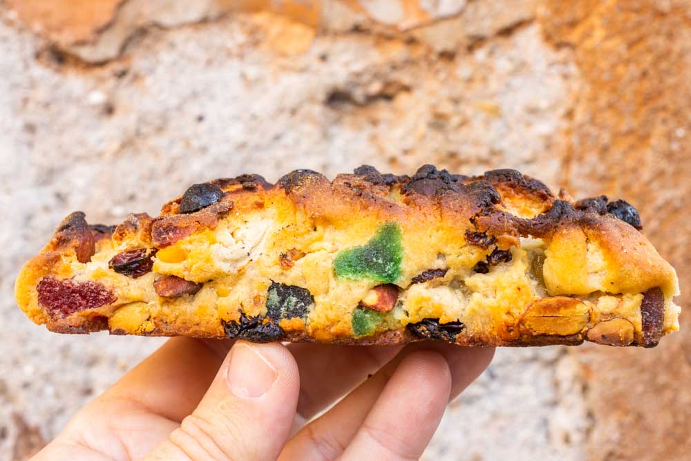 Jewish Pizza Next to Wall at Pasticceria Boccione in Rome