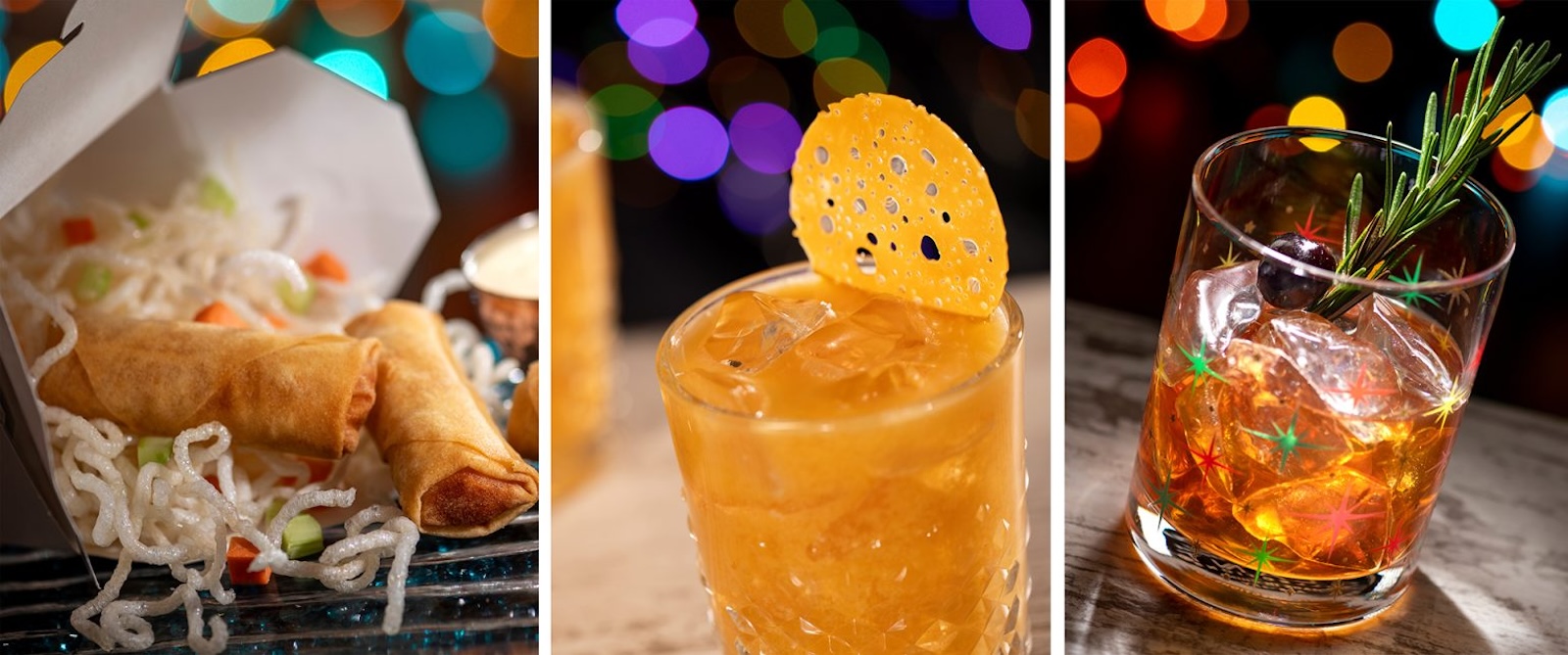Jollywood Nights food and drink offerings