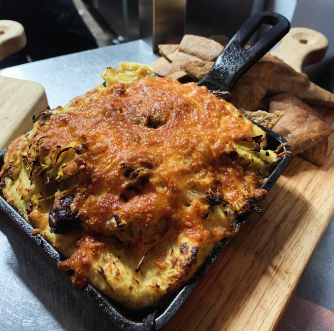 Artichoke Gratin at Kashkaval Garden