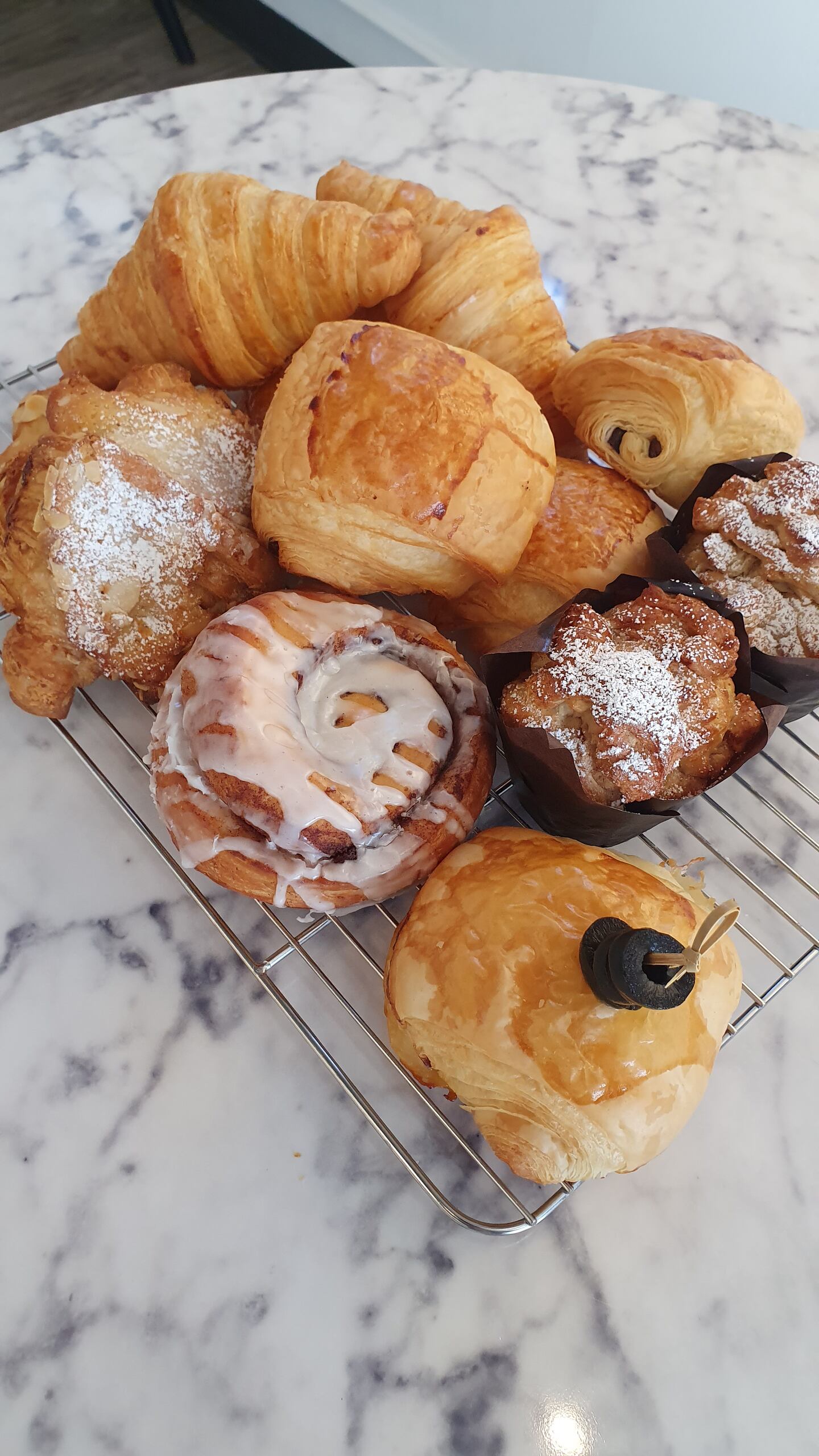 A selection of pastries from Lakon Paris Patisserie in Newton Highlands.