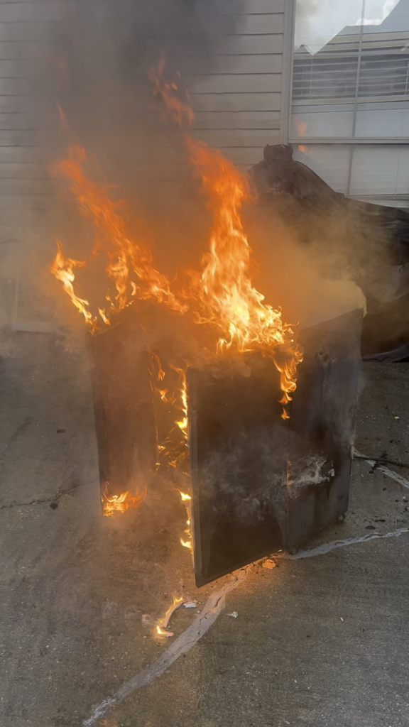 RIP to my electric smoker… but at least the brisket wasn’t on it when it turned into an inferno.