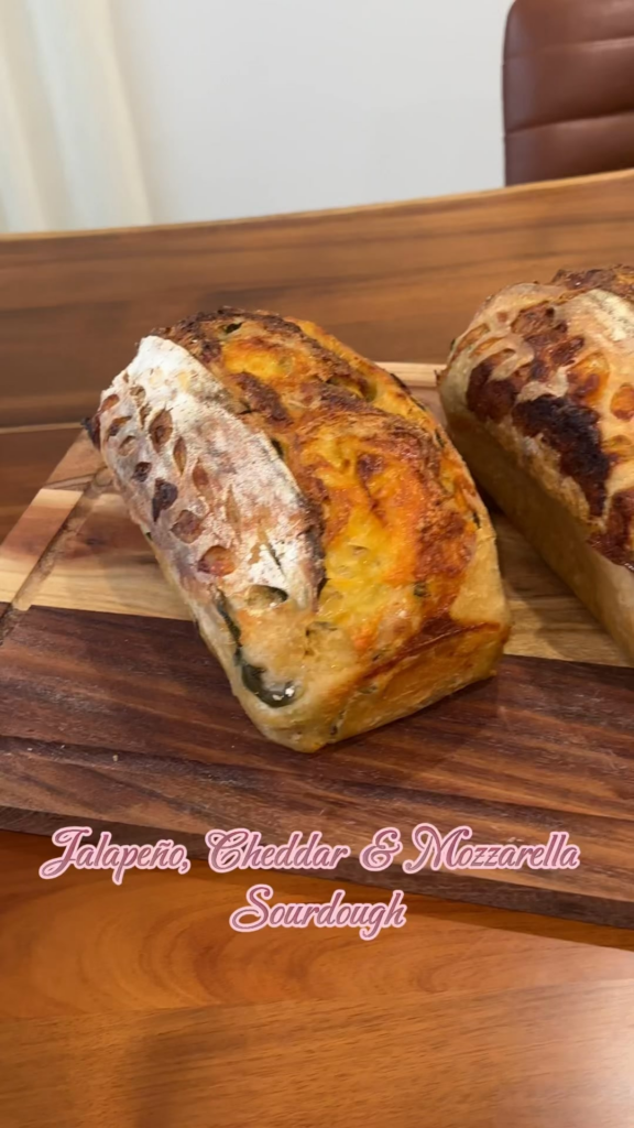 Jalapeño, Cheddar AND Mozzarella Sourdough 🧀🧀🌶️
