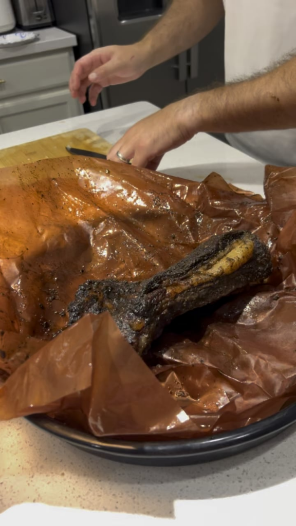 First time smoking beef ribs First time smoking beef ribs