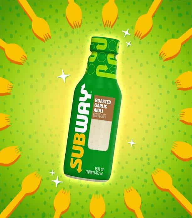 subway roasted garlic aioli review