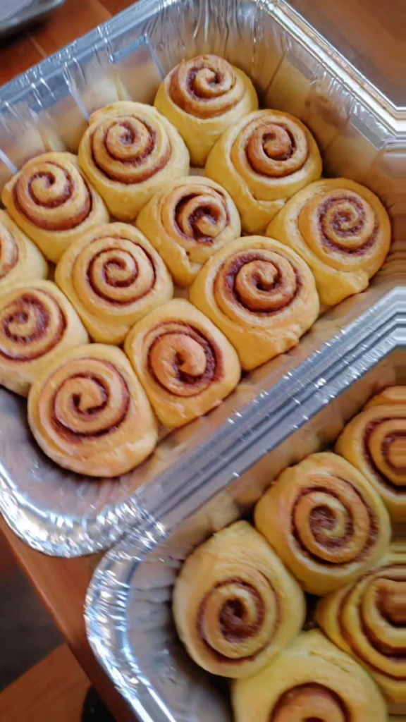 Carrot cake cinnamon rolls